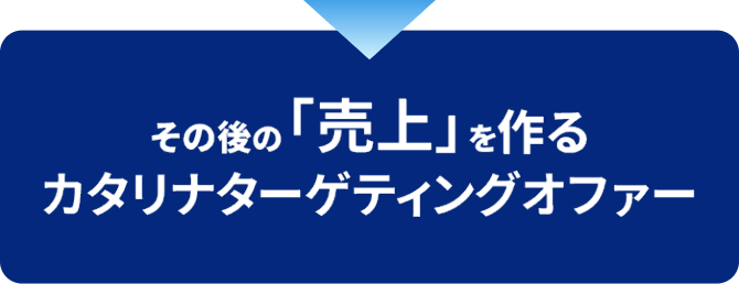 その後の「売上」を作るカタリナマーケティングオファー